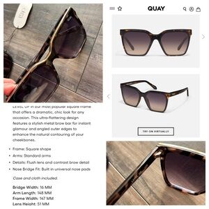 Quay level Up sunglasses Sunnies